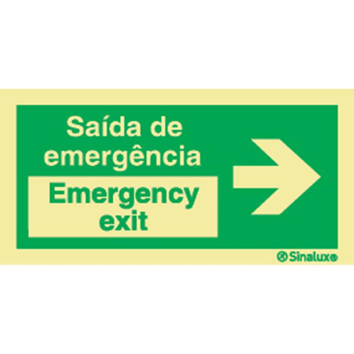 Sinalux FL/1F - Saída de Emergência à Drtª. (I)