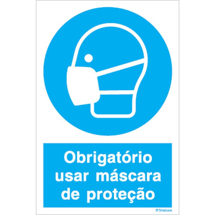 Sinalux T1 Vinil Transp.- Obrigatório Usar Máscara Prot