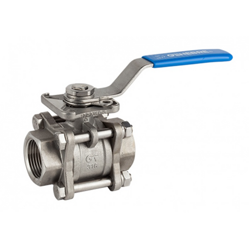 Genebre 3.2cm Acciaio Inox 316 Valvola a Sfera DN32 PN63 1027 Genebre 3.2cm Acciaio Inox 316 Valvola a Sfera DN32 PN63 1027