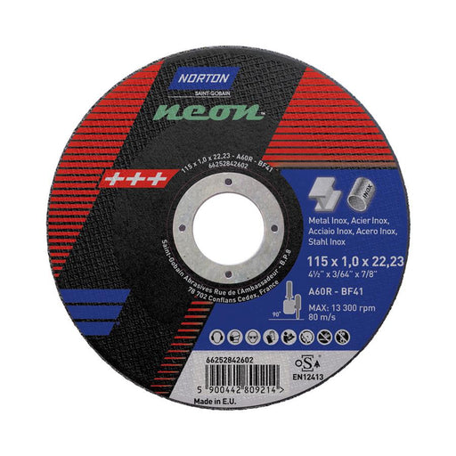 Disco Corte Inox Vulcan Neon 115x1,0 - A60R-BF41  (@)