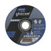 Disco Corte Metal/Inox Vulcan 125x1,0 - A60S-T41  (@)