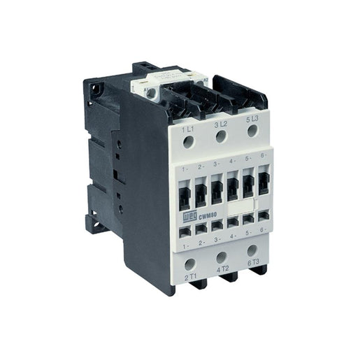 Contactor Weg 3P CWM80-T2-11-30D24 / 80 Amperes