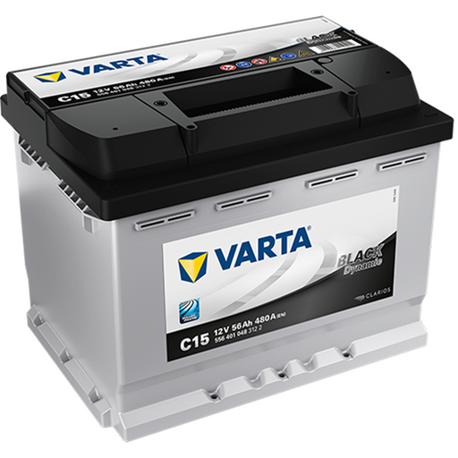 Bateria Varta Black Dynamic 56 AH (+ Esq.) - Preta