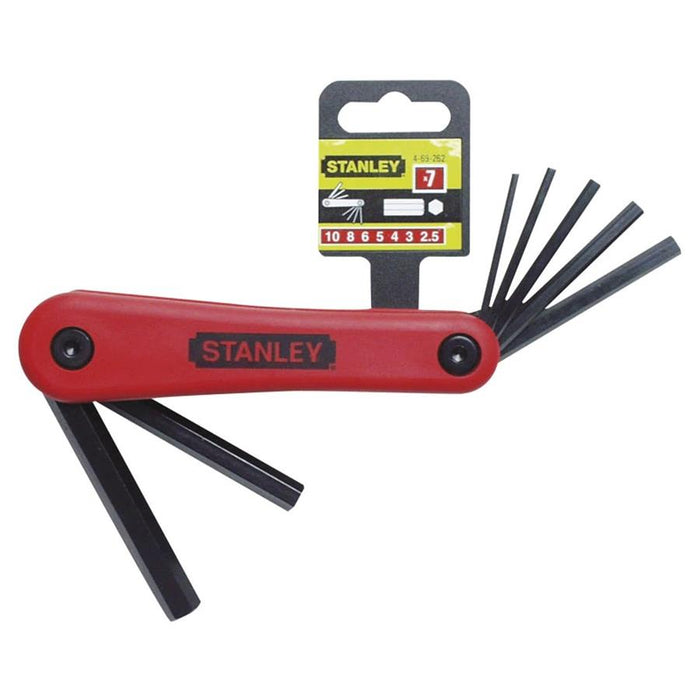 Jogo 7 Chaves Sext.Stanley - 2,5 a 10mm