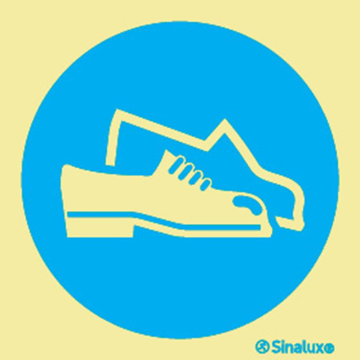 Sinalux FL/1F - Obrigatório Usar Calçado de Protecção