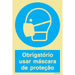 Sinalux AL/T1 - Obrigatório Usar Máscara de Protecção
